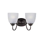 Maxim Lighting Stefan 10072FTOI 2-lumières 60W Bronze huilé Vanité