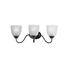 Maxim Lighting Stefan 10073FTOI 3-lumières 60W Bronze huilé Vanité