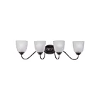 Maxim Lighting Stefan 10074FTOI 4-lumières 60W Bronze huilé Vanité