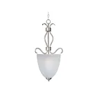 Maxim Lighting 10130FTSN Basix 2-Lumières 120W Nickel satiné Suspendu