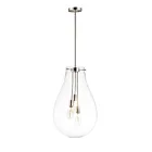 Maxim Lighting 10164CLSN Gourd 3-Lumières 180W Nickel satiné Suspendu