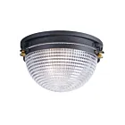 Maxim Lighting 10180OIAB Portside 1-lumière 60W Bronze huilé/laiton antique Plafonnier encastré