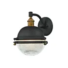 Maxim Lighting Portside 10182OIAB Bronze huilé/laiton antique 60W Lanterne murale d'extérieur