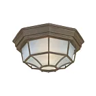 Maxim Lighting 1020RP Crown Hill 2-lumières 60W Patine rouille Plafonnier encastré