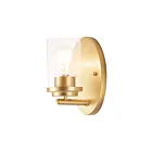 Maxim Lighting Corona 10211CLSBR 1-lumière 60W Laiton satiné Vanité