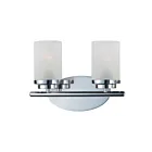 Maxim Lighting Corona 10212FTPC 2-lumières 60W Chromé poli Vanité