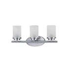 Maxim Lighting Corona 10213FTSN 3-lumières 60W Nickel satiné Vanité