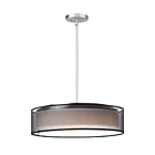 Maxim Lighting 10226BOSN Prime 5-Lumières 32.5W Nickel satiné Suspendu