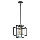 Maxim Lighting 10246BKSBR Liner 1-Lumière 60W Noir/Laiton satiné Suspendu