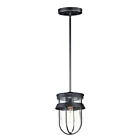 Maxim Lighting 10268CLBK Breakwater 1-lumière Plafonnier semi encastré