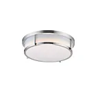 Maxim Lighting 10278WTSN Rogue 1-lumière 20W Nickel satiné Plafonnier encastré