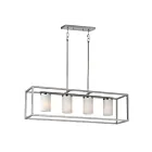 Maxim Lighting 10288SWSN Lateral 4-Lumières 240W Nickel satiné Suspendu