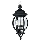 Maxim Lighting 1039BK Crown Hill 4-Lumières 160W Lanterne Extérieur