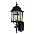 Maxim Lighting North Church 1050BK Noir 60W Lanterne murale d'extérieur