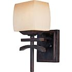 Maxim Lighting Asiana 10996WSRC 1-Lumière Châtaigne Rôtie Applique Murale