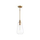 Maxim Lighting 11114CLSBR Babylon 1-Lumière 60W Laiton satiné Suspendu