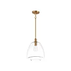 Maxim Lighting 11116CLSBR Babylon 1-Lumière 60W Laiton satiné Suspendu
