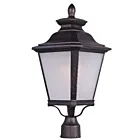 Maxim Lighting Knoxville 1120FSBZ 1-Lumière 60W Bronze Lanterne de poteau extérieure