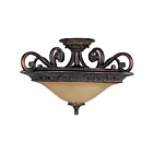 Maxim Lighting 11241SAOI Symphony 3-lumières Plafonnier semi encastré