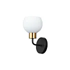 Maxim Lighting Coraline 11271SWBZSBR 1-Lumière Bronze/Laiton satiné Applique Murale