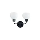 Maxim Lighting Coraline 11272SWBK 2-Lumières Noir Applique Murale
