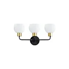 Maxim Lighting Coraline 11273SWBZSBR 3-lumières 60W Bronze/Laiton satiné Vanité