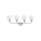 Maxim Lighting Coraline 11274SWSN 4-lumières 60W Nickel satiné Vanité