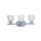 Maxim Lighting Axis 11313FTPC 3-lumières 60W Chromé poli Vanité