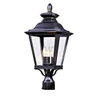 Maxim Lighting Knoxville 1131CLBZ 3-Lumières Bronze 120W Monture pour poteau extérieur