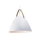 Maxim Lighting 11358TNWT Nordic 1-Lumière 60W Cuir fauve/blanc Suspendu