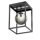 Maxim Lighting 11360MSKBKPC Fluid 1-lumière 4W Noir/Chrome poli Plafonnier encastré