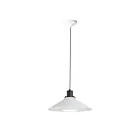 Maxim Lighting 11412BKWT Oslo 1-Lumière 60W Noir/Blanc Suspendu