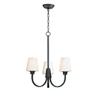 Maxim Lighting 11823SWBK Shelter 3-Lumières 180W Laiton satiné Incandescence Lustre