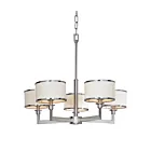 Maxim Lighting 12055WTSN Nexus 5-Lumières 300W Nickel satiné Incandescence Lustre