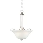 Maxim Lighting 12070FTSN Vital 3-Lumières 180W Nickel satiné Suspendu
