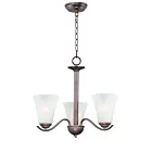 Maxim Lighting 12073FTOI Vital 3-Lumières 180W Bronze frotté à l'huile Incandescence Lustre