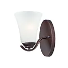 Maxim Lighting Vital 12081FTOI 1-lumière 60W Bronze huilé Vanité
