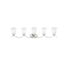 Maxim Lighting Vital 12085FTSN 5-lumières 60W Nickel satiné Vanité