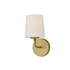 Maxim Lighting Bristol 12091SWSBR 1-Lumière Laiton satiné Applique Murale