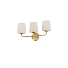 Maxim Lighting Bristol 12093SWSBR 3-lumières 60W Laiton satiné Vanité