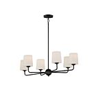 Maxim Lighting 12096SWAR Bristol 6-Lumières 360W Anthracite Incandescence Lustre