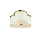 Maxim Lighting 12243OFSBR Clover 3-lumières 60W Laiton satiné Plafonnier encastré