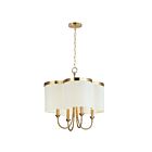 Maxim Lighting 12246OFSBR Clover 4-Lumières 160W Laiton satiné Incandescence Lustre
