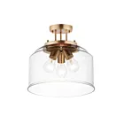 Maxim Lighting 12271CDHR Acadia 3-lumières Plafonnier semi encastré