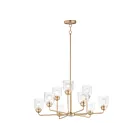 Maxim Lighting 12277CDHR Acadia 9-Lumières 540W Héritage Incandescence Lustre