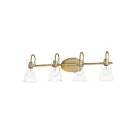 Maxim Lighting Ava 12484CLNAB 4-lumières 60W Laiton naturel vieilli Vanité