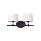 Maxim Lighting Rondo 12762WTOI 2-lumières 60W Bronze huilé Vanité