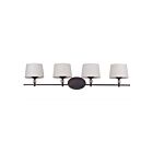 Maxim Lighting Rondo 12764WTOI 4-lumières 60W Bronze huilé Vanité