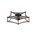 Maxim Lighting 13590OIAB Wellington 3-lumières 60W Bronze huilé/laiton antique Plafonnier encastré