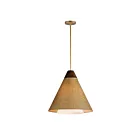 Maxim Lighting 14483GCNAB Sumatra 1-Lumière 60W Laiton naturel vieilli Suspendu
